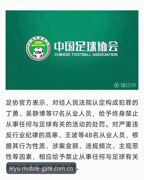 深度揭秘：中国足协第三批禁足名单背后的行业震荡——leyu娱乐平台独家解析